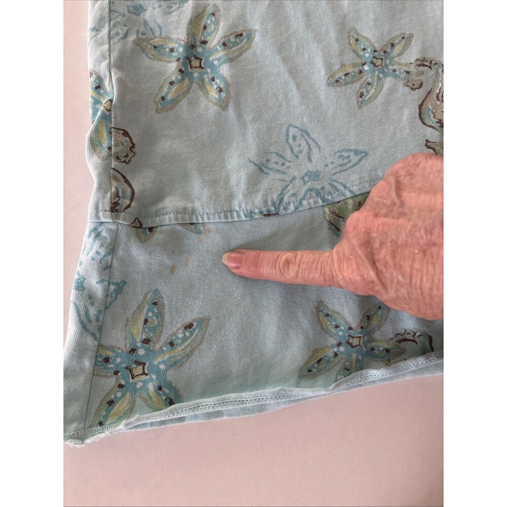 Fresh Produce Dress Size Small Blue Turtle Starfish Seahorse Beach Coverup *** - Picture 14 of 14